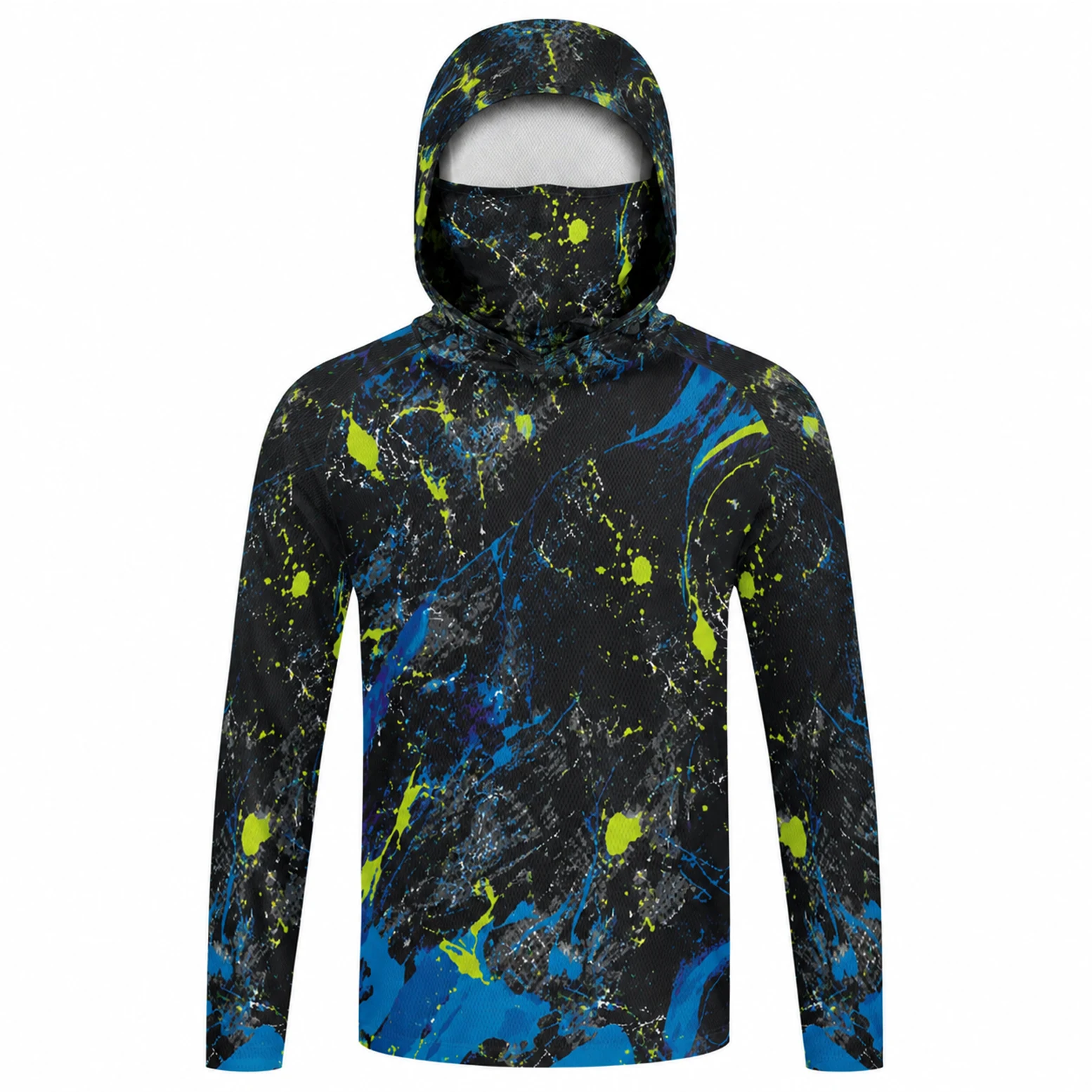 Fishing Mask Sun Protection - Camisa de pesca con capucha para