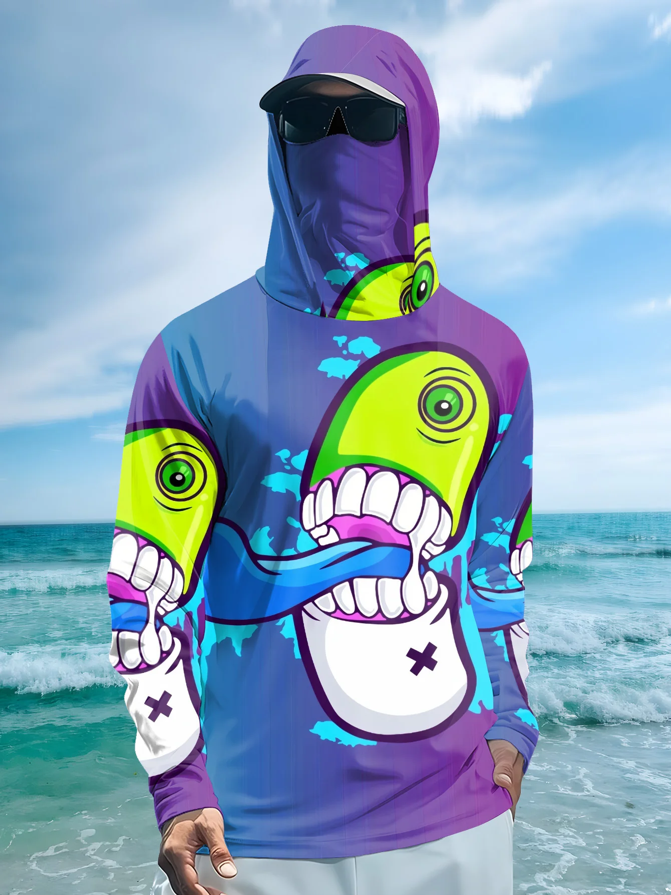 Sudadera con capucha de pesca  - Fishing Mask Sun Protection reseña y precio