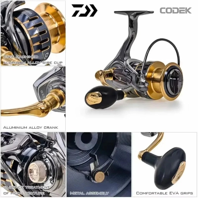Carrete de Pesca Daiwa CODEK,  - Kastking Reel Zephyr reseña y precio