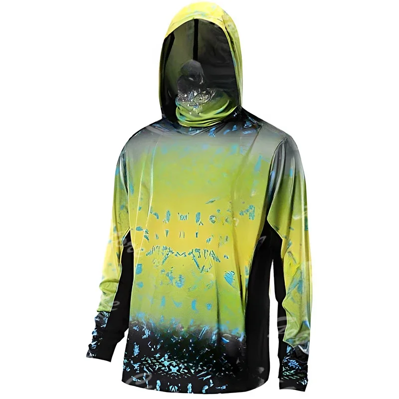 Camisa de pesca con capucha y  - Fishing Shirt Uv Protection reseña y precio