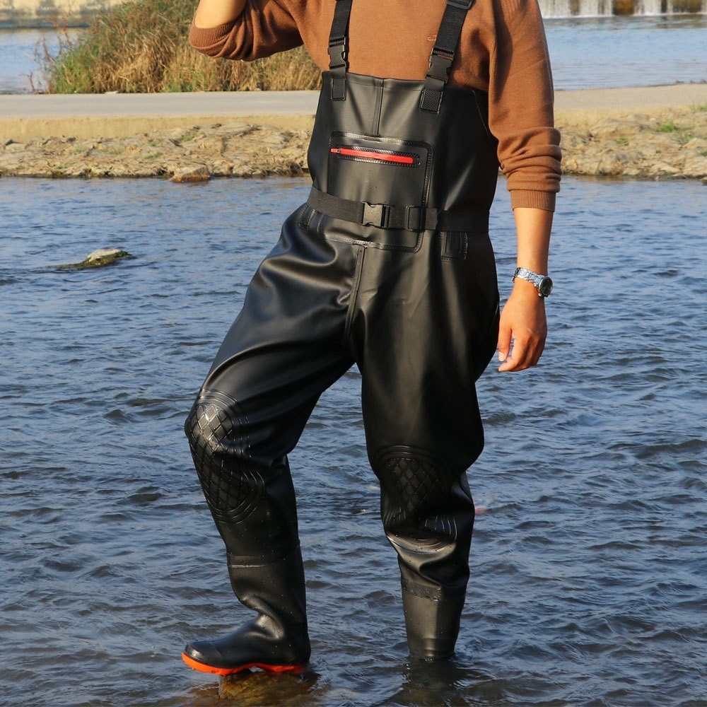 Práctico traje de pesca de PVC - Fishing Pants Waterproof reseña y precio