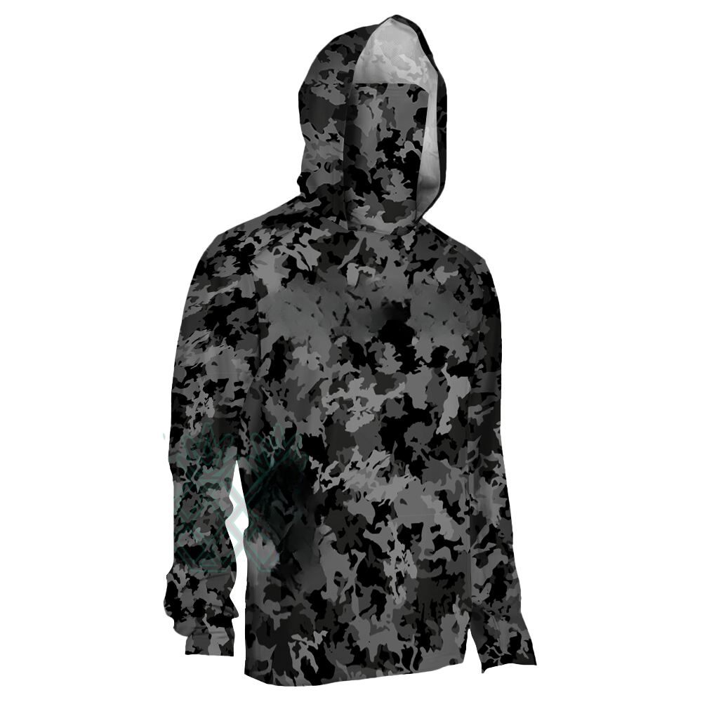 Sudadera con capucha de camufl - Fishing Mask Sun Protection reseña y precio