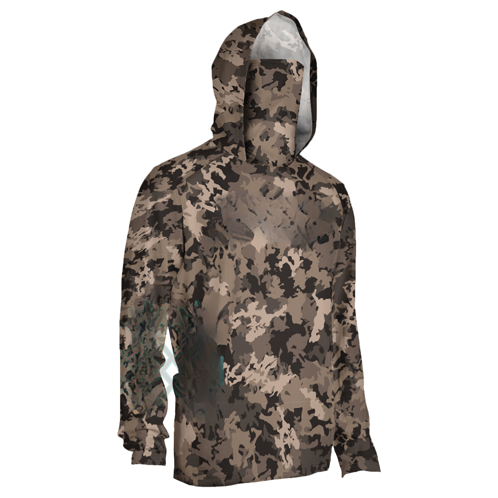 Sudadera con capucha de camufl - Fishing Mask Sun Protection reseña y precio